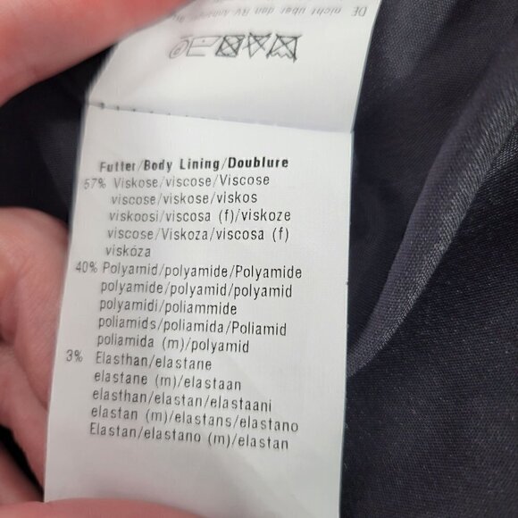 Basler Women's Animal Print Blazer/Jacket Faux Leather Accents Size EU42 (XL) - Picture 12 of 13